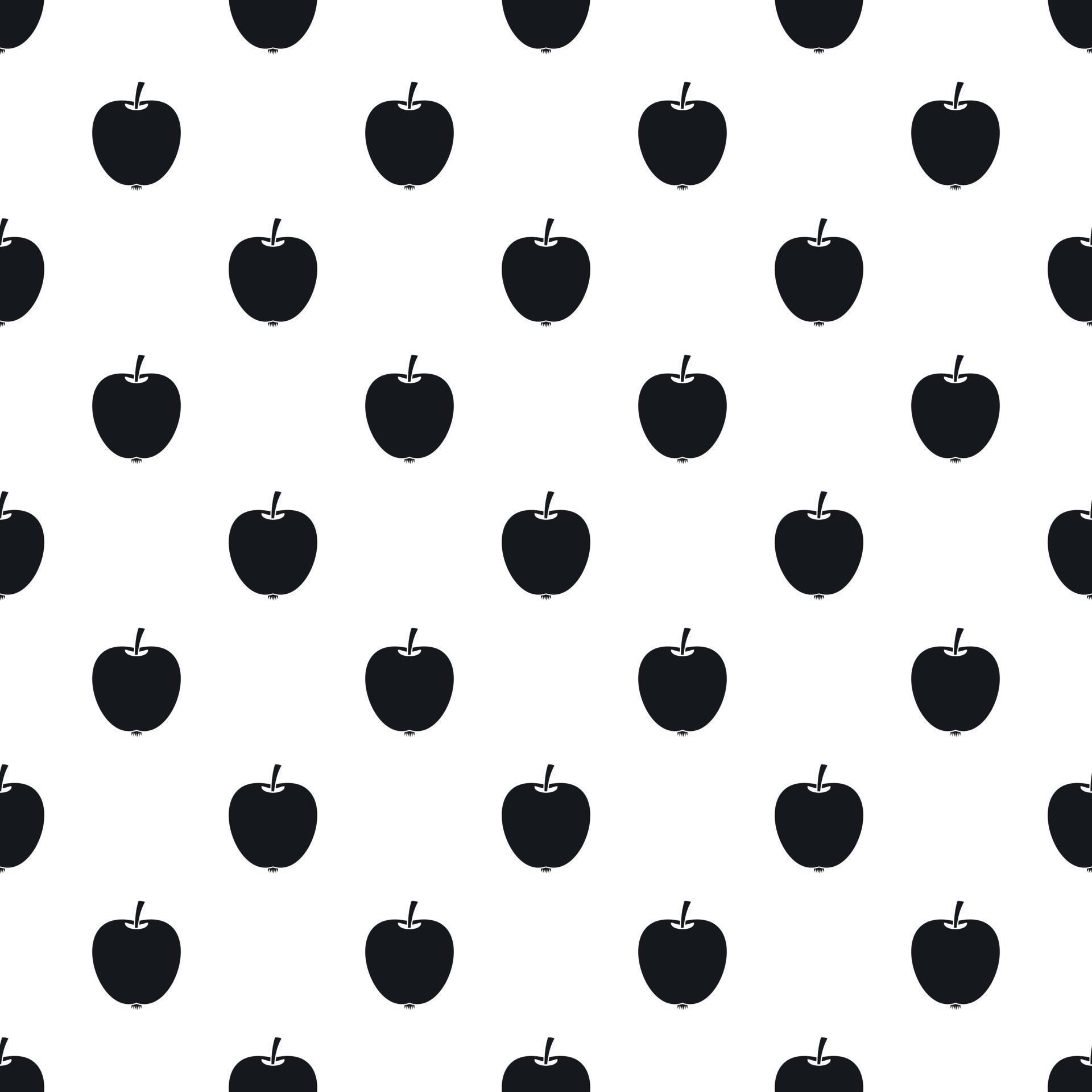 Apple pattern, simple style 15222993 Vector Art at Vecteezy