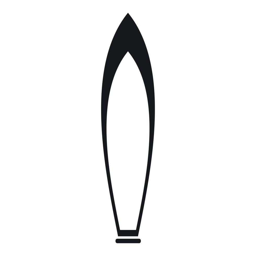 Boat icon, simple style vector