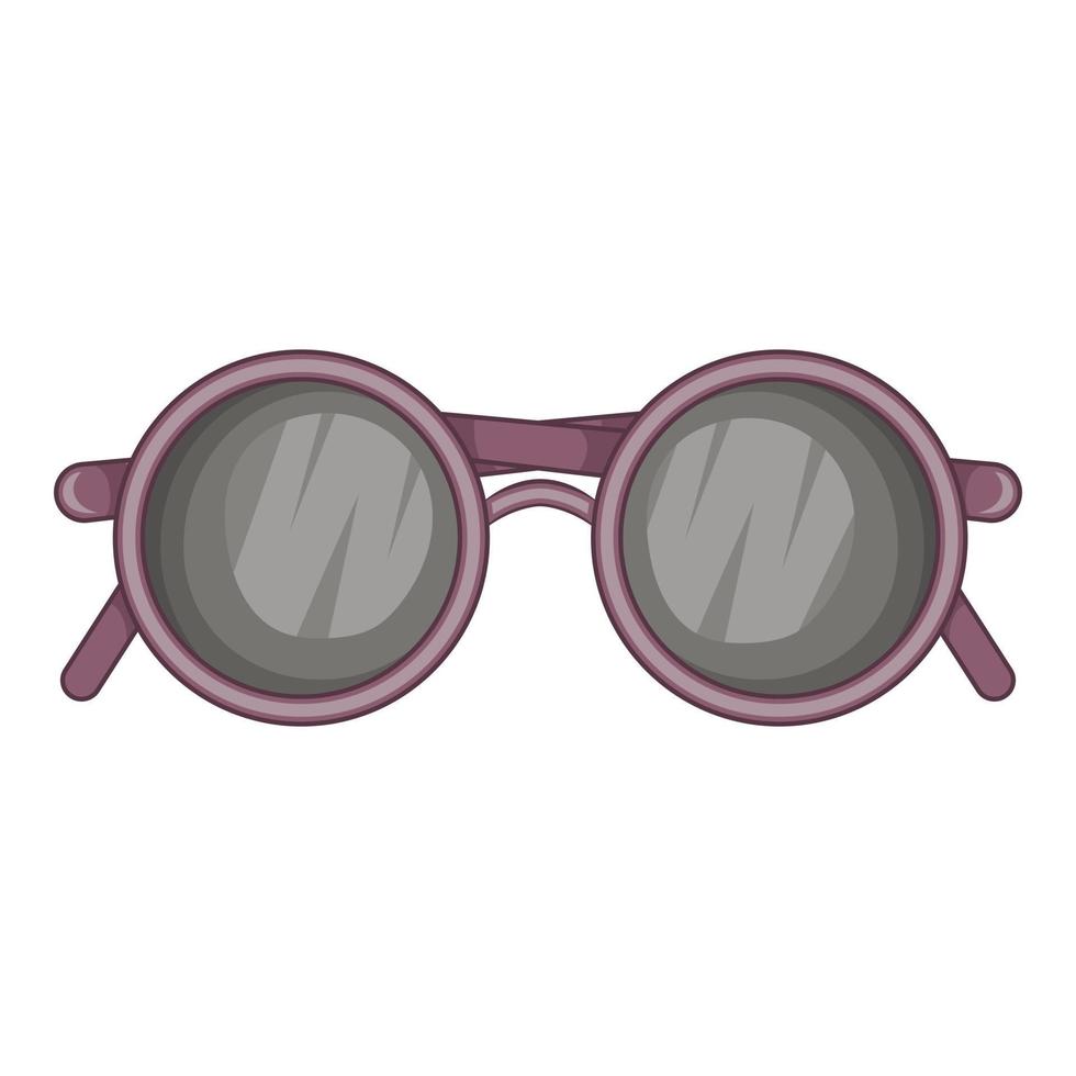 Glasses for blind icon, cartoon style vector