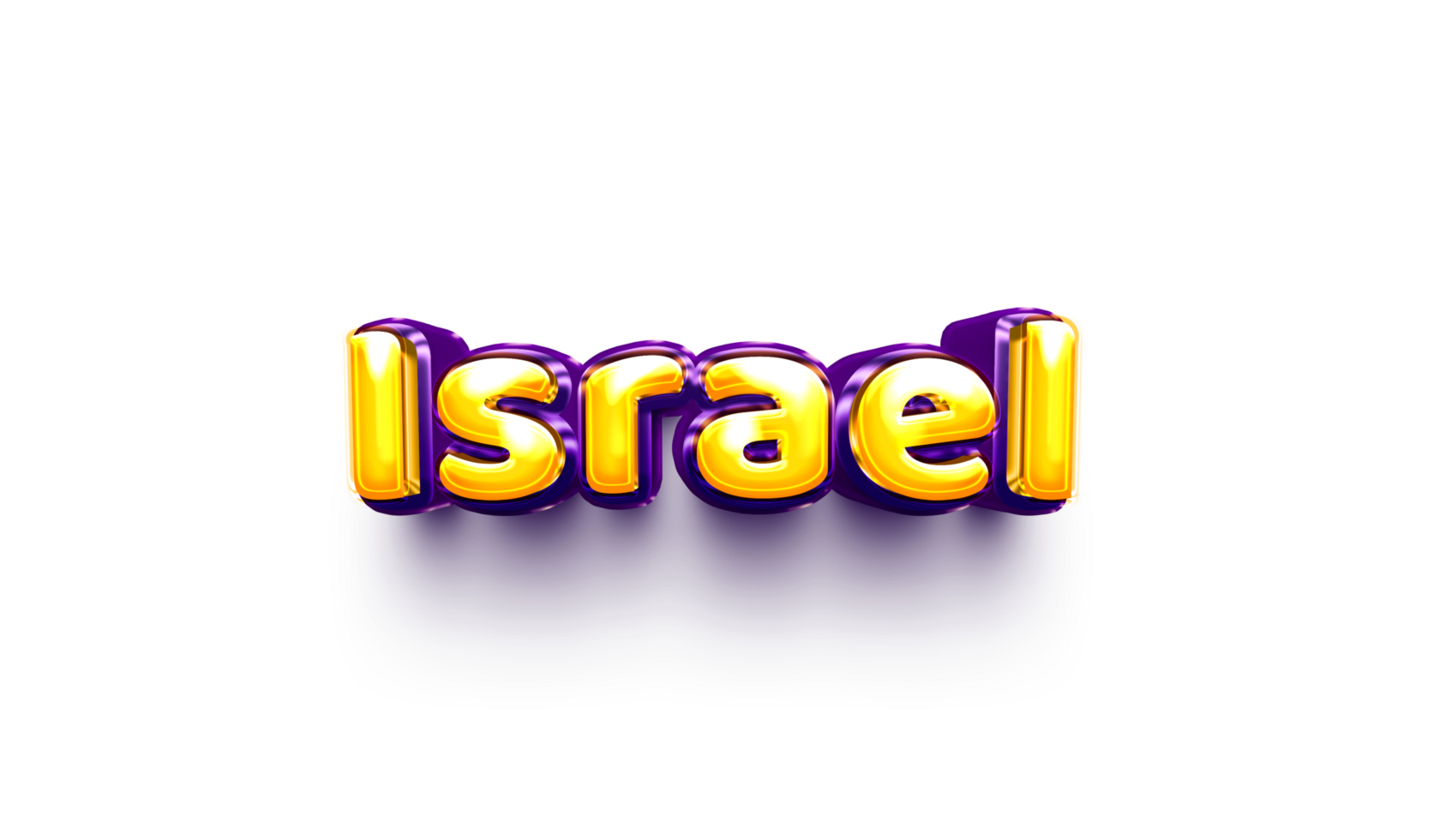 names of boys English helium balloon shiny celebration sticker 3d inflated Israel png