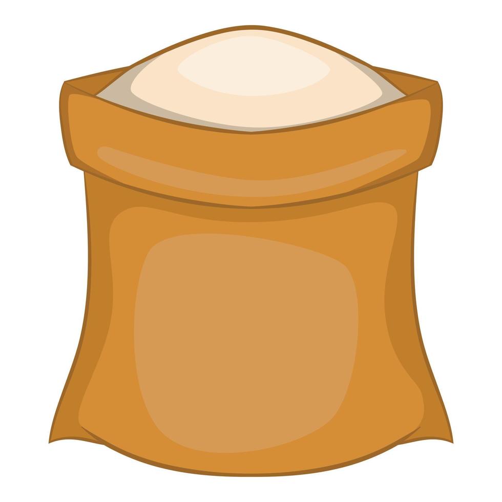 Salt icon, cartoon style vector