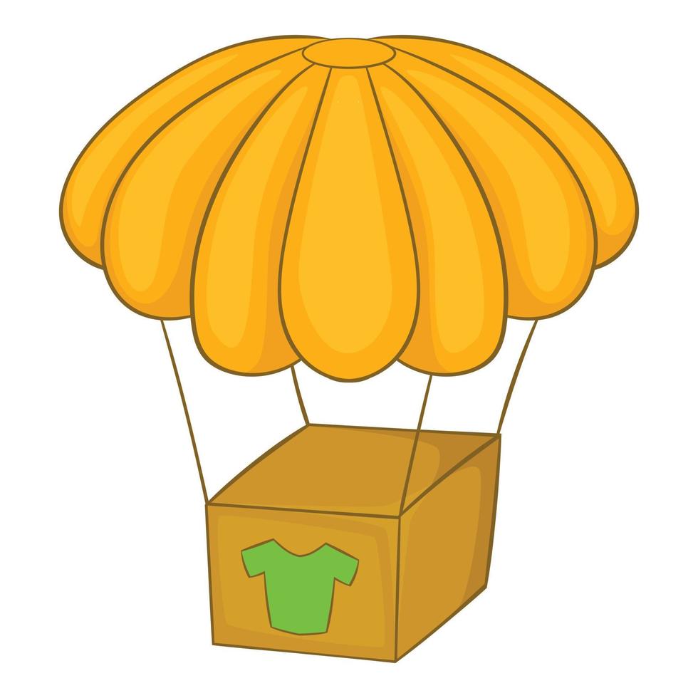 Balloon icon, cartoon style vector