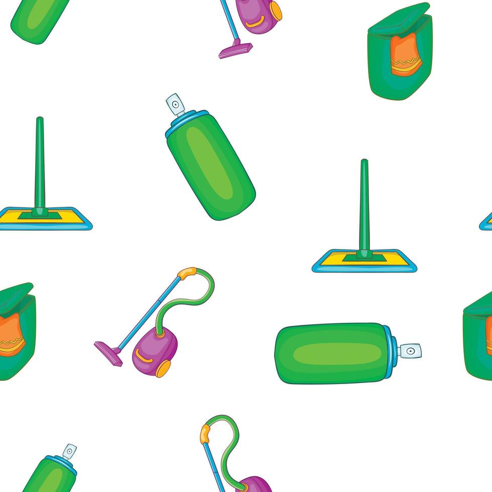 Cleansing pattern, cartoon style vector