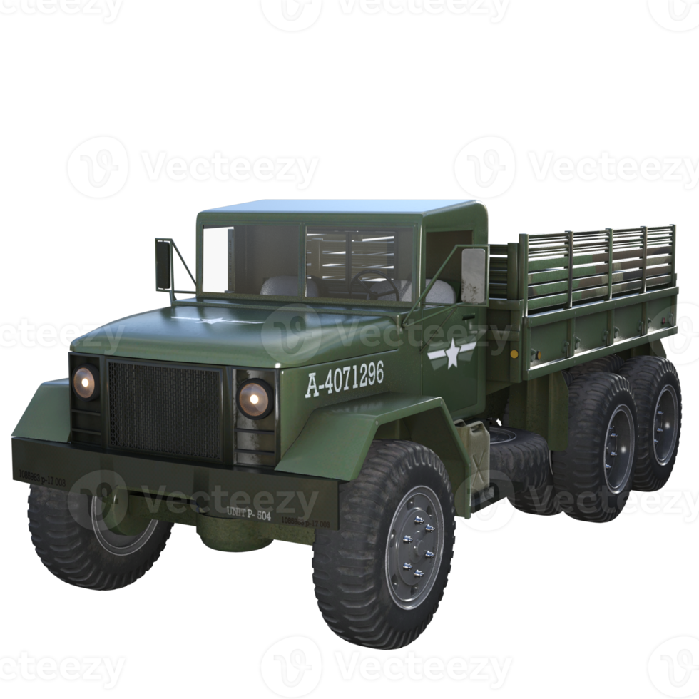 Millitary assets 3d rendering png