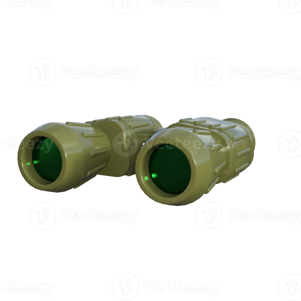 Millitary assets 3d rendering png