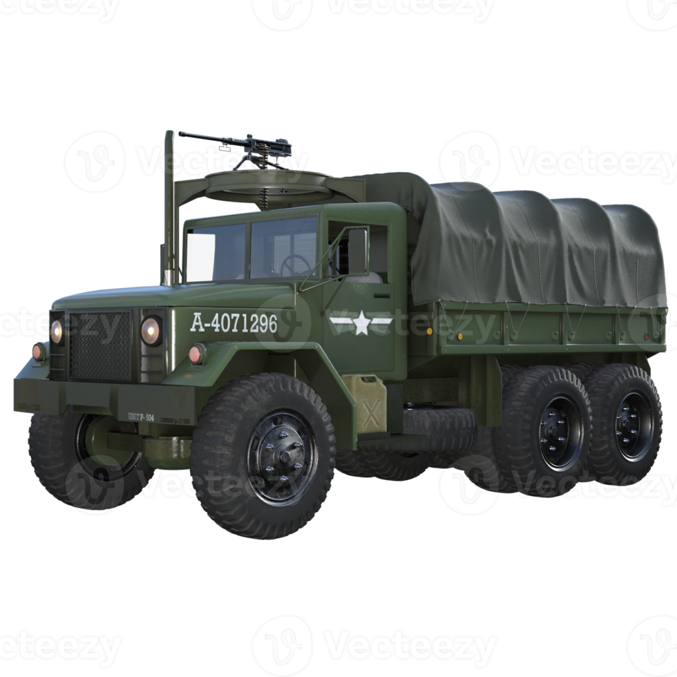 Millitary assets 3d rendering png