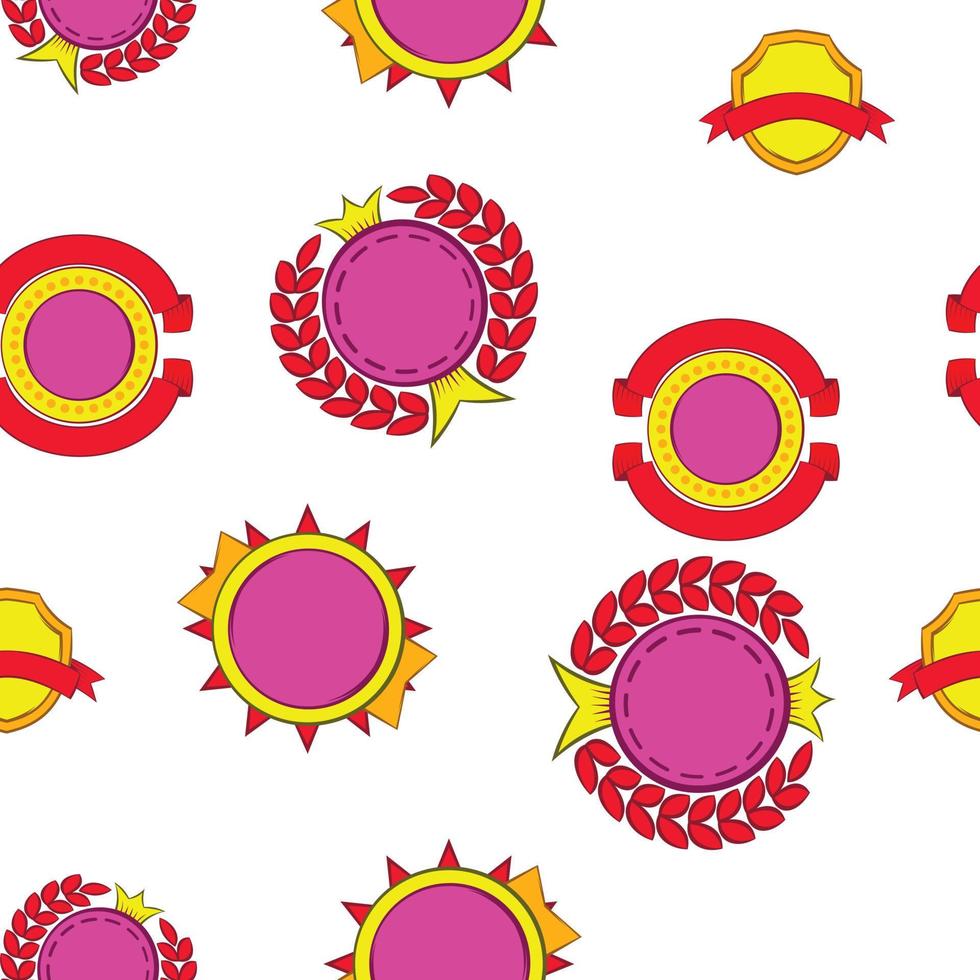 Tag pattern, cartoon style vector