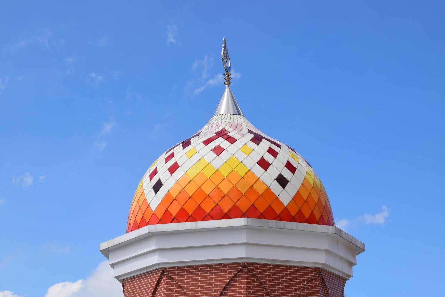 Mosque Towers in Indonesia. Mosque with Islamic background photo