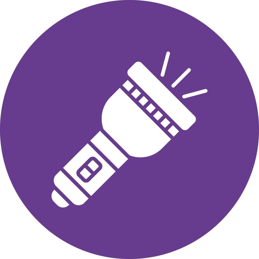 Flashlight Creative Icon Design vector