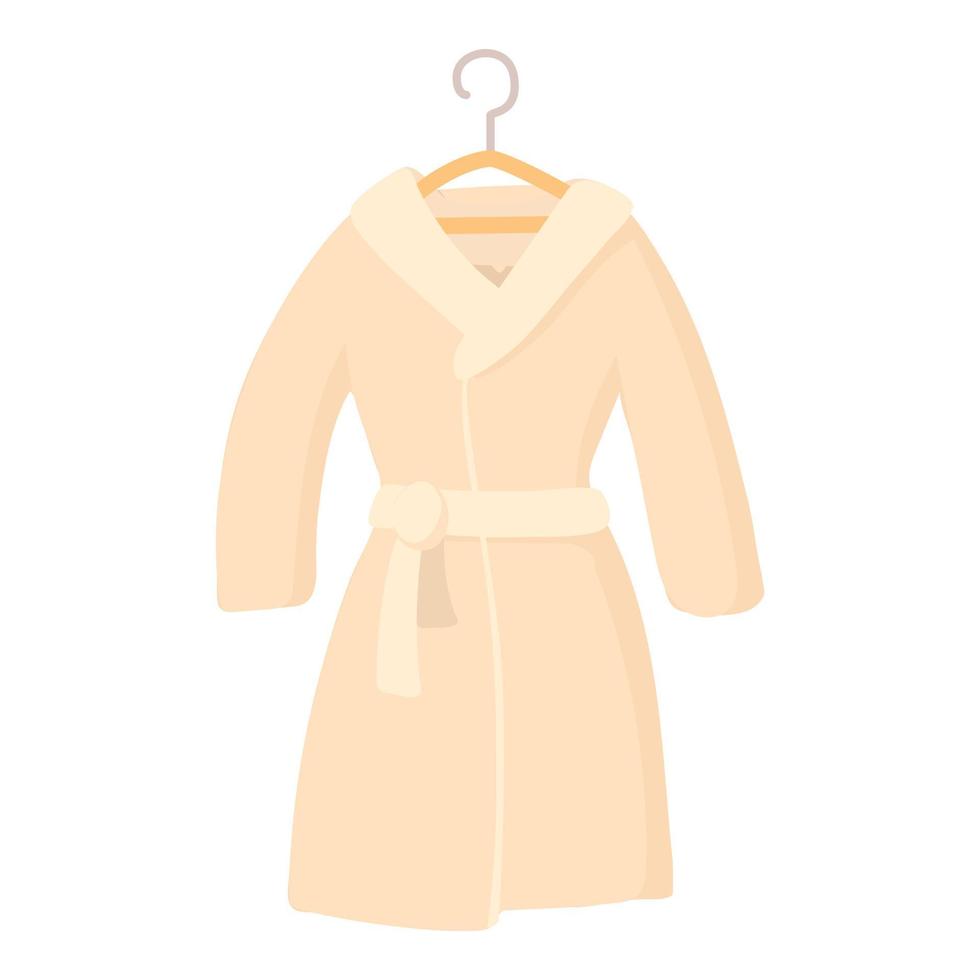 Bathrobe icon, cartoon style vector