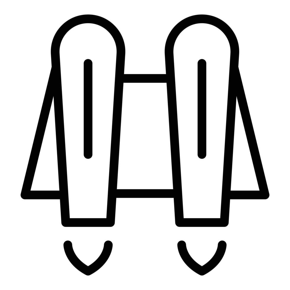 Target jetpack icon outline vector. Work skill vector