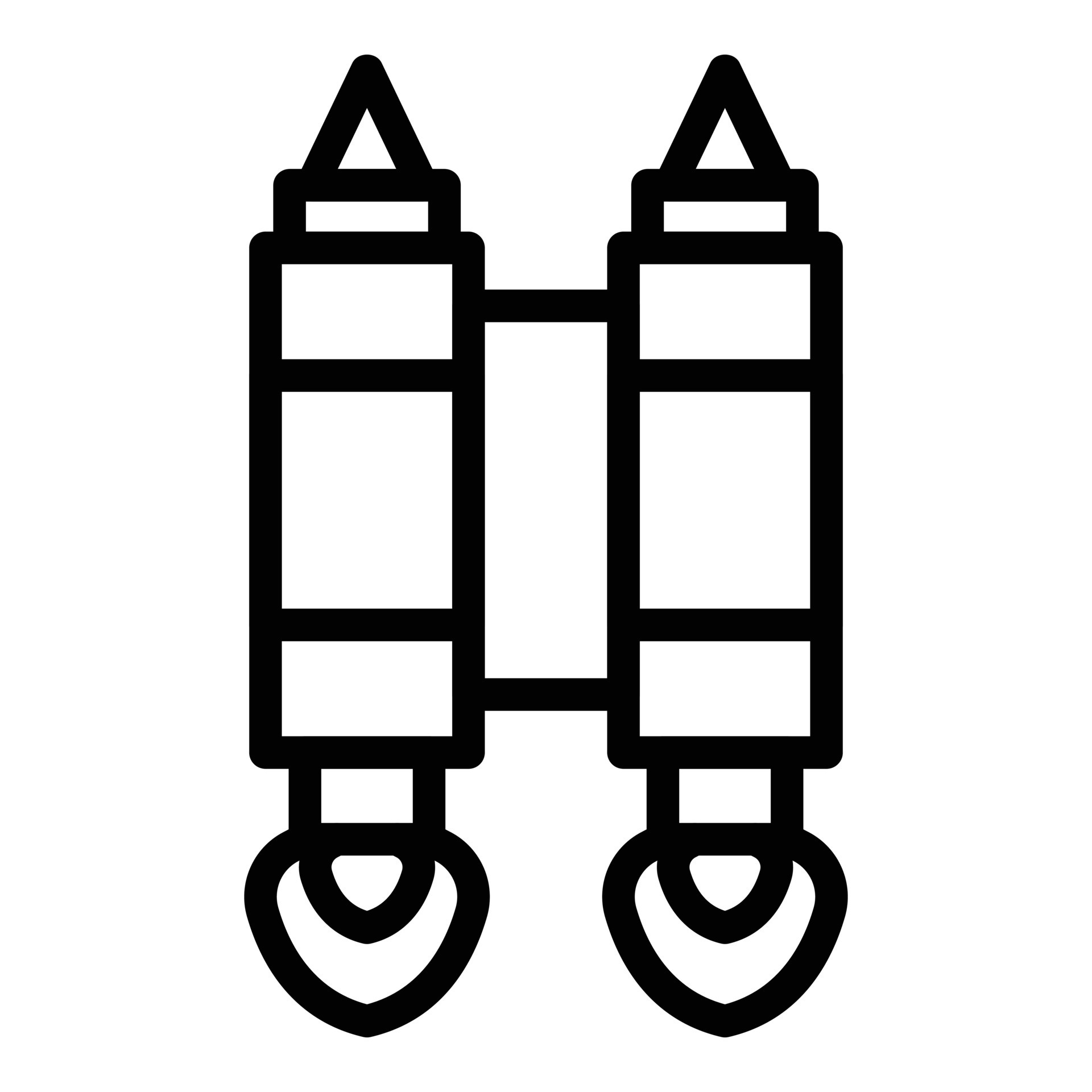 Jetpack Thin Line Icon. Jetpack With A Chair Vector Illustration