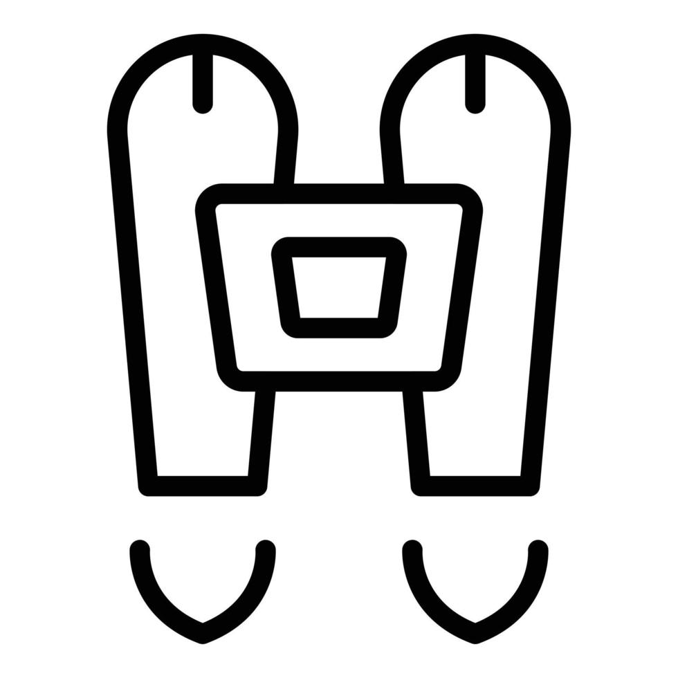 Acceleration jetpack icon outline vector. Work career vector