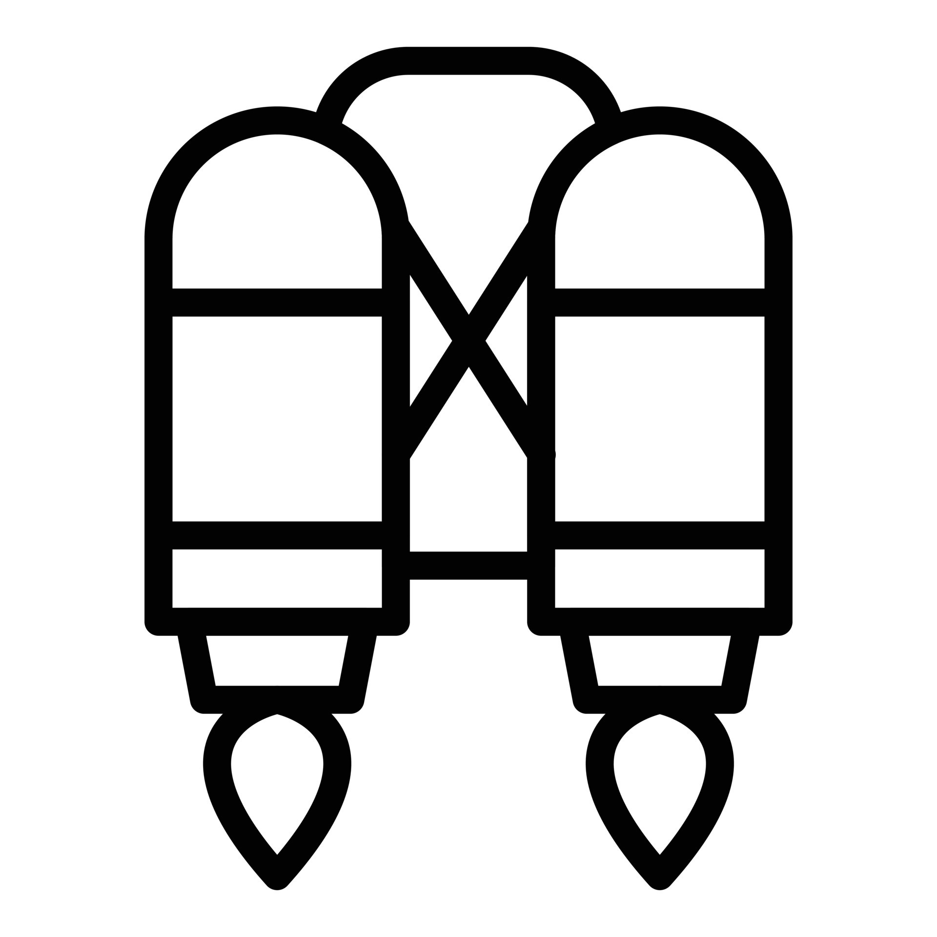 High jetpack icon outline vector. Skill growth 15225535 Vector Art at