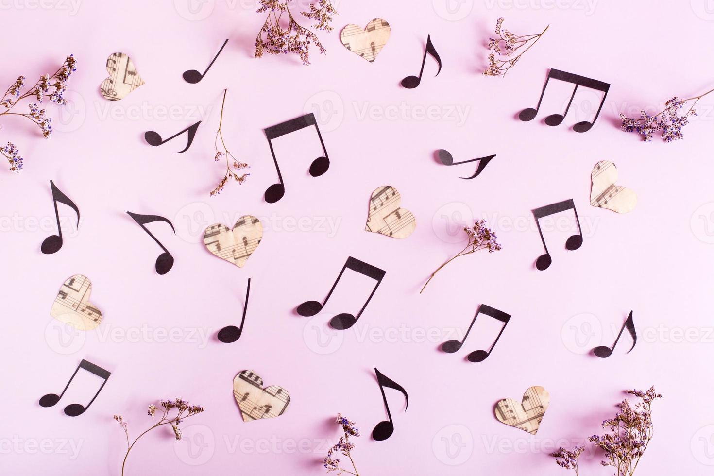 concepto de música de amor. fondo de corazones de papel, notas musicales y flores secas en rosa. vista superior. 15225611 Foto de stock en Vecteezy concepto de música de amor. fondo de corazones de papel, notas musicales y flores secas en rosa. vista superior. 15225611 Foto de stock en Vecteezy