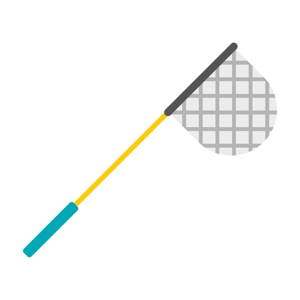 Fishing net icon, flat style vector