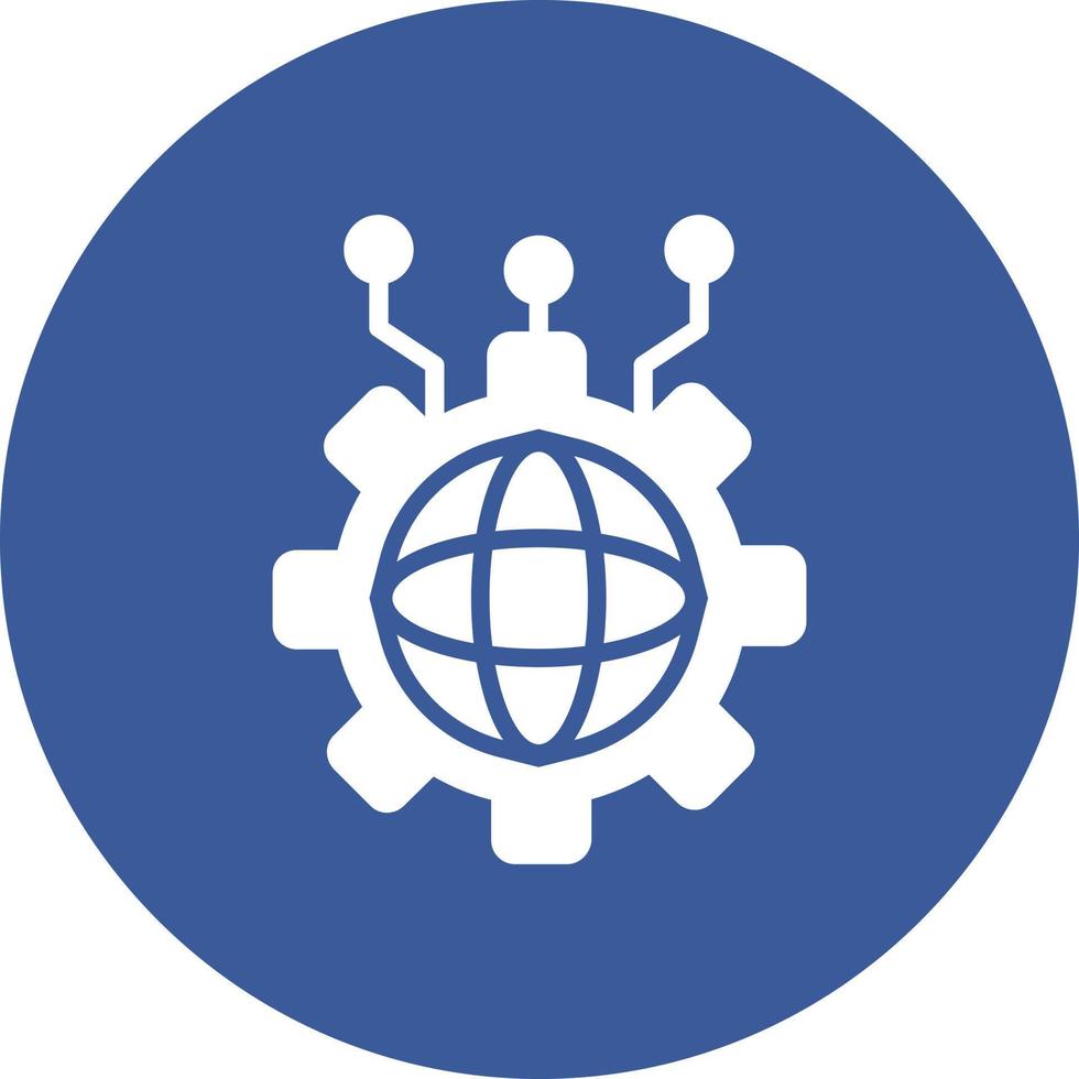 icono de vector de globalización