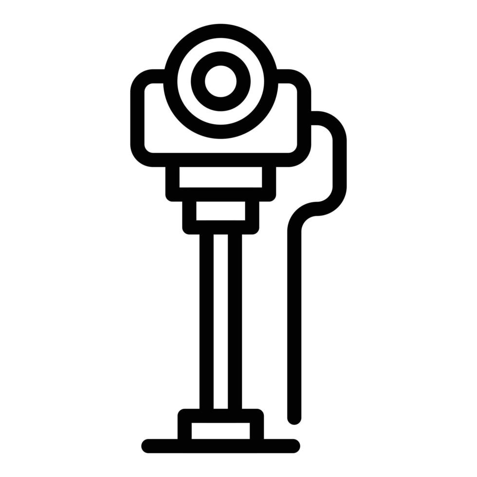 Air cinema projector icon outline vector. Auto drive vector