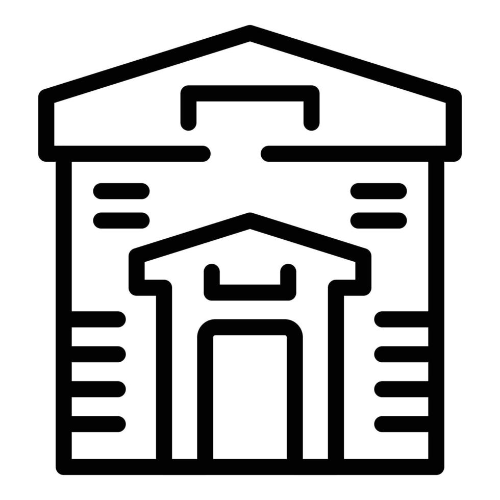 Krakow culture building icon outline vector. City map vector
