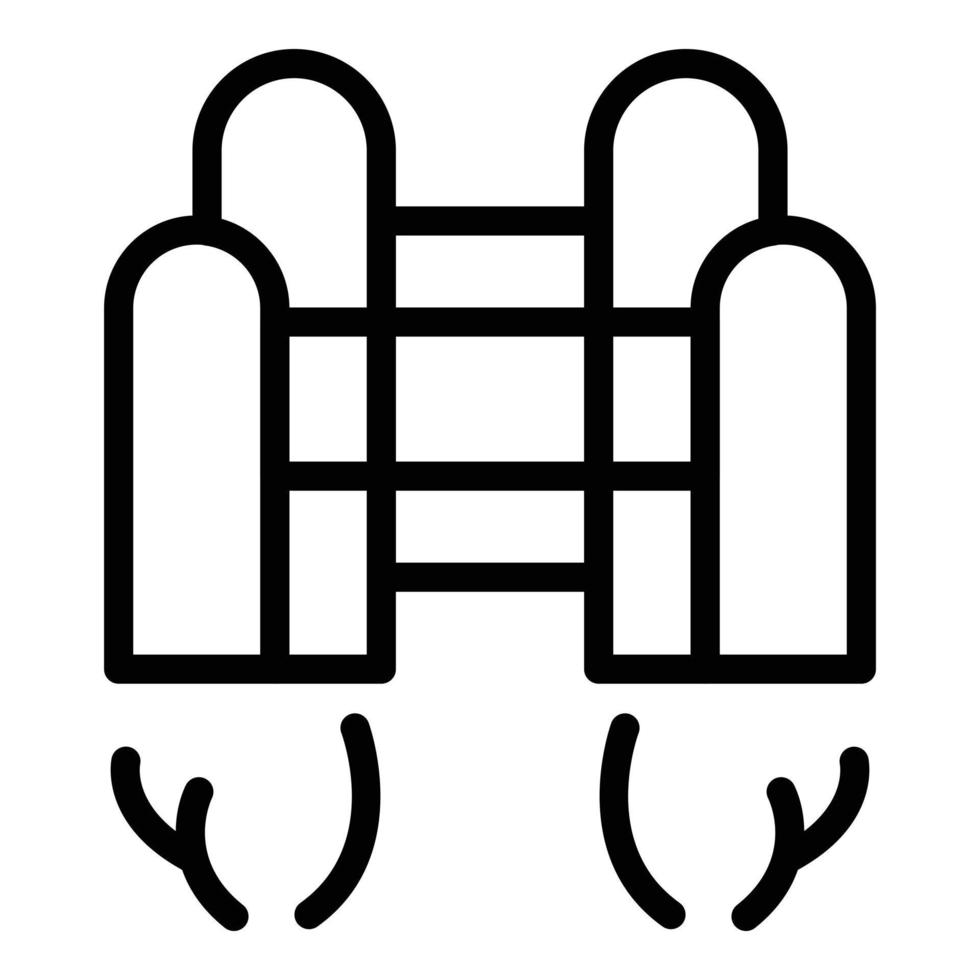 Development jetpack icon outline vector. Boost rocket vector