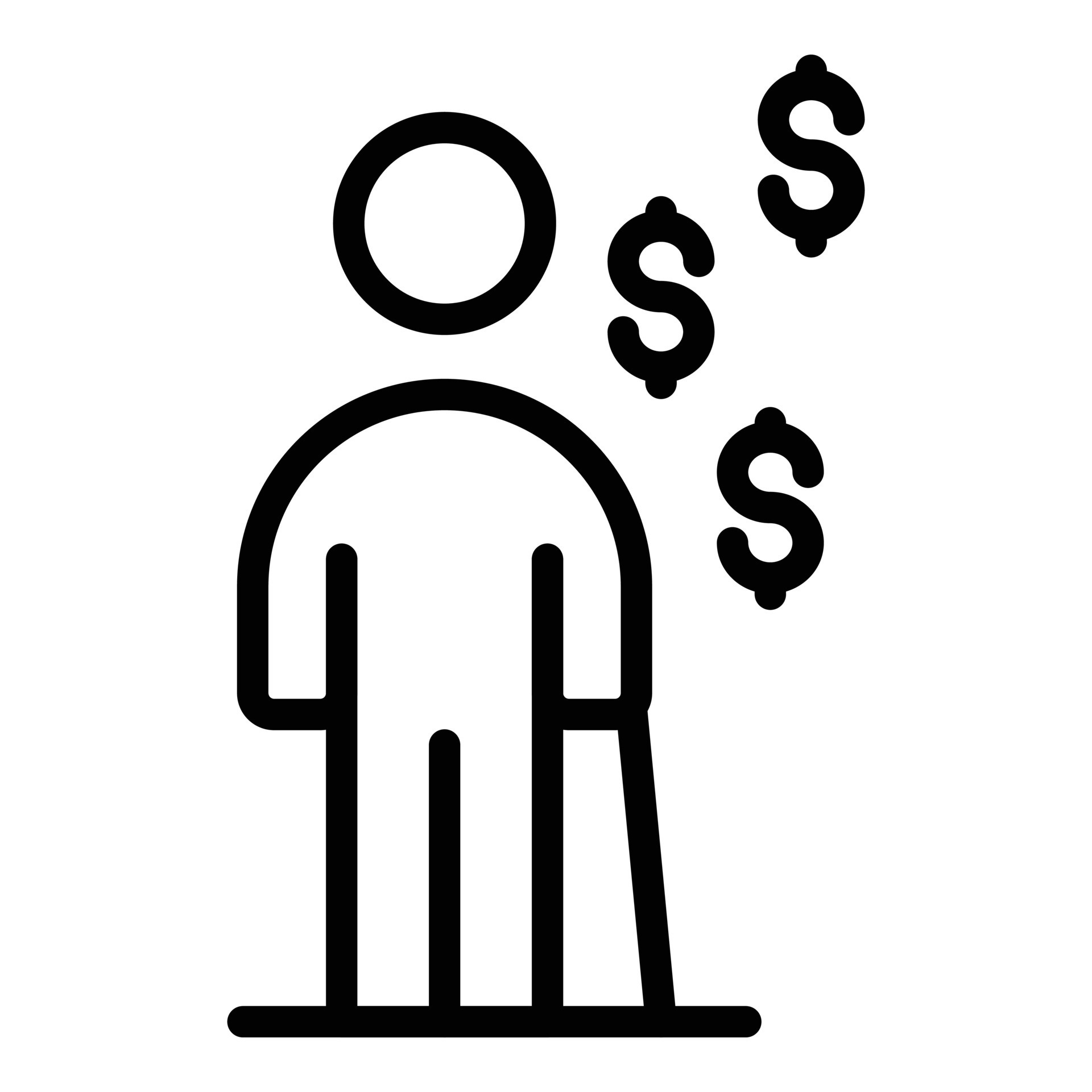 Safety service icon outline vector. Human patient 15227064 Vector Art