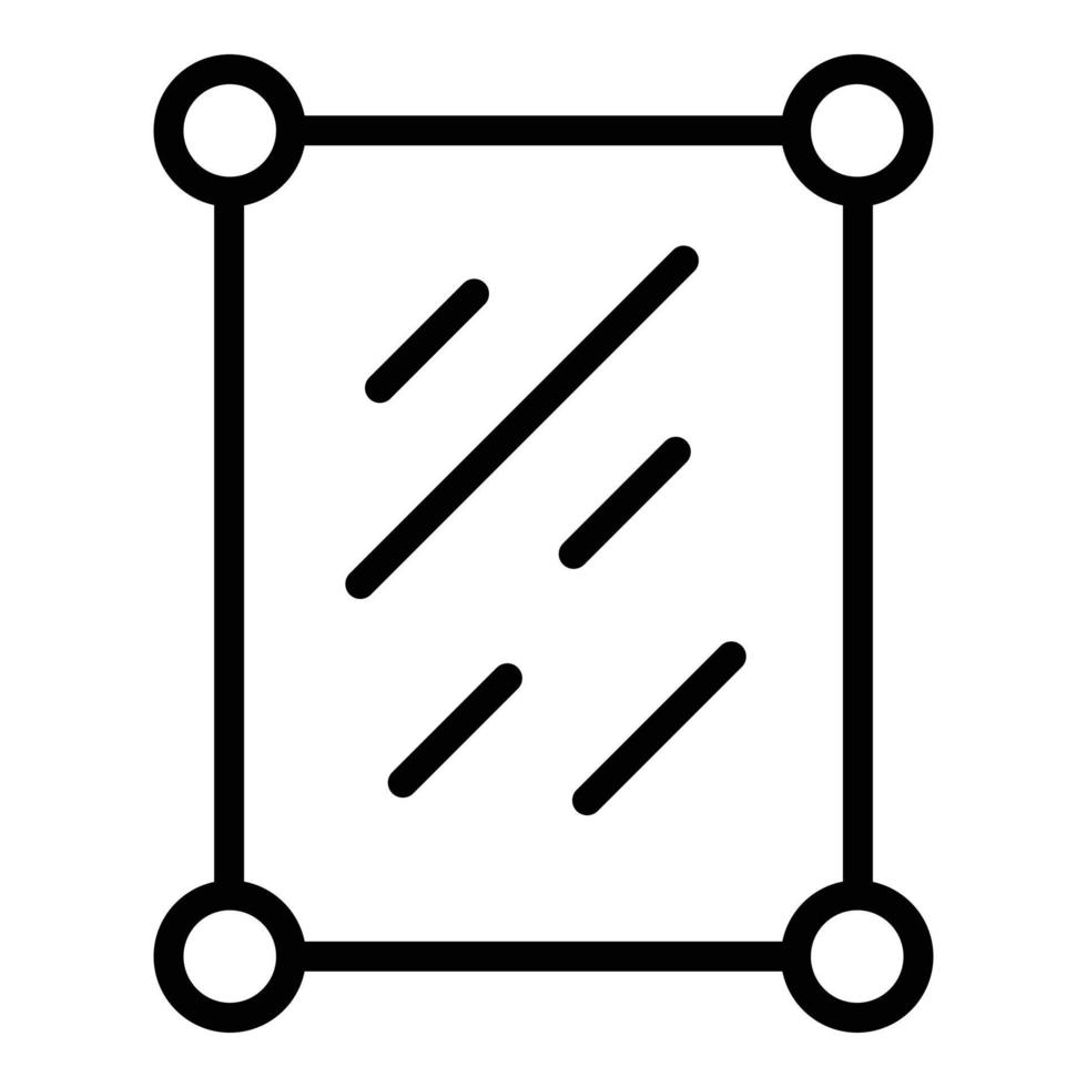 New glass production icon outline vector. Raw float vector