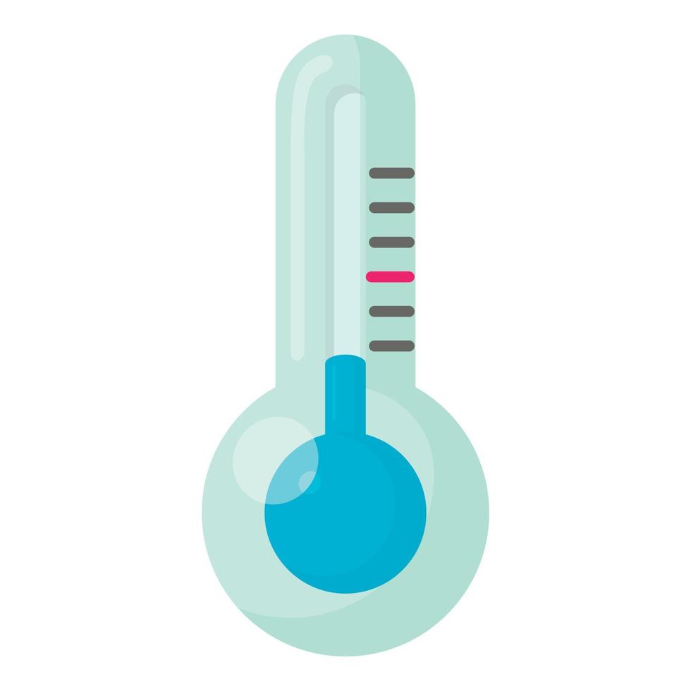 Frost icon, cartoon style vector