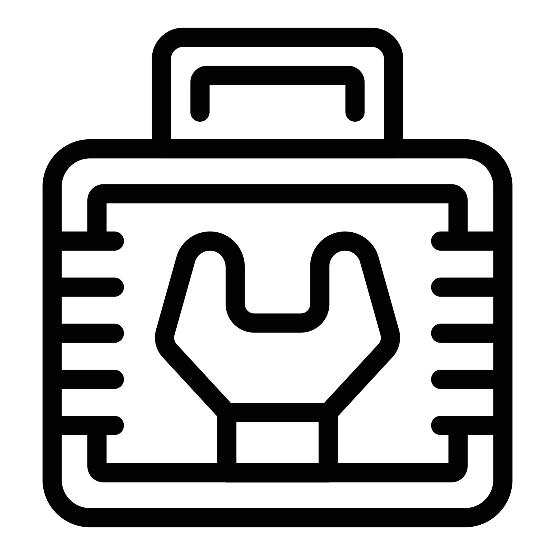 Empty toolbox icon outline vector. Open kit 15227800 Vector Art at Vecteezy