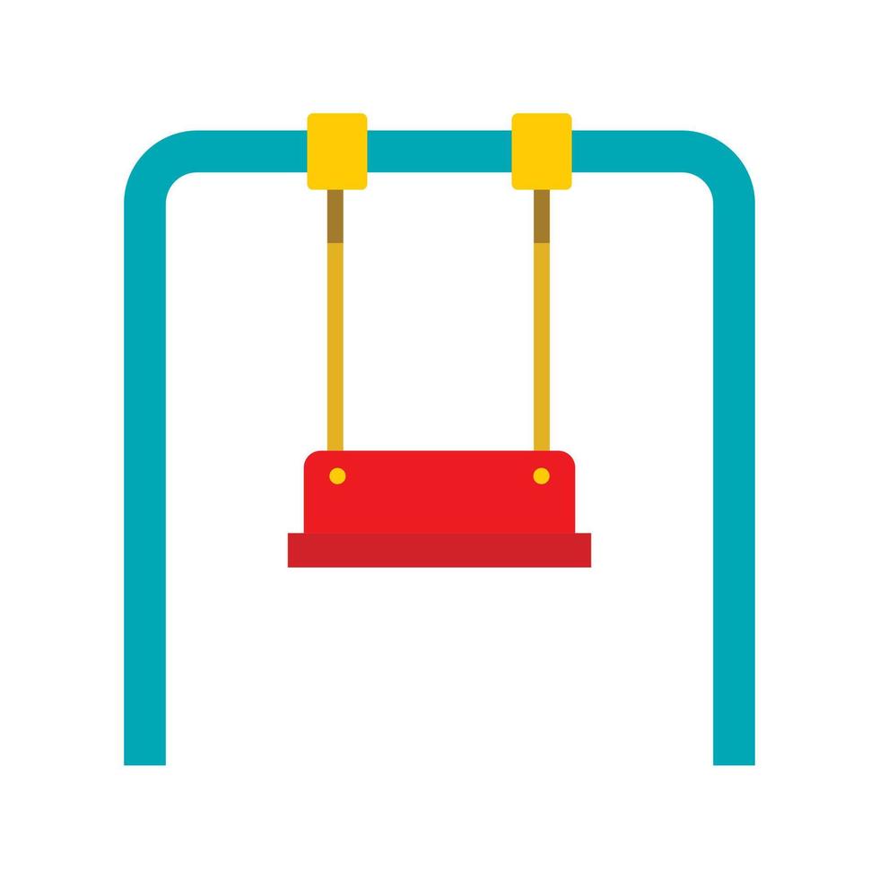 Swing icon, flat style vector