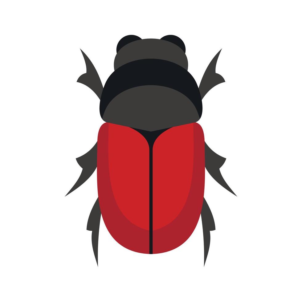 icono de insecto, estilo plano vector