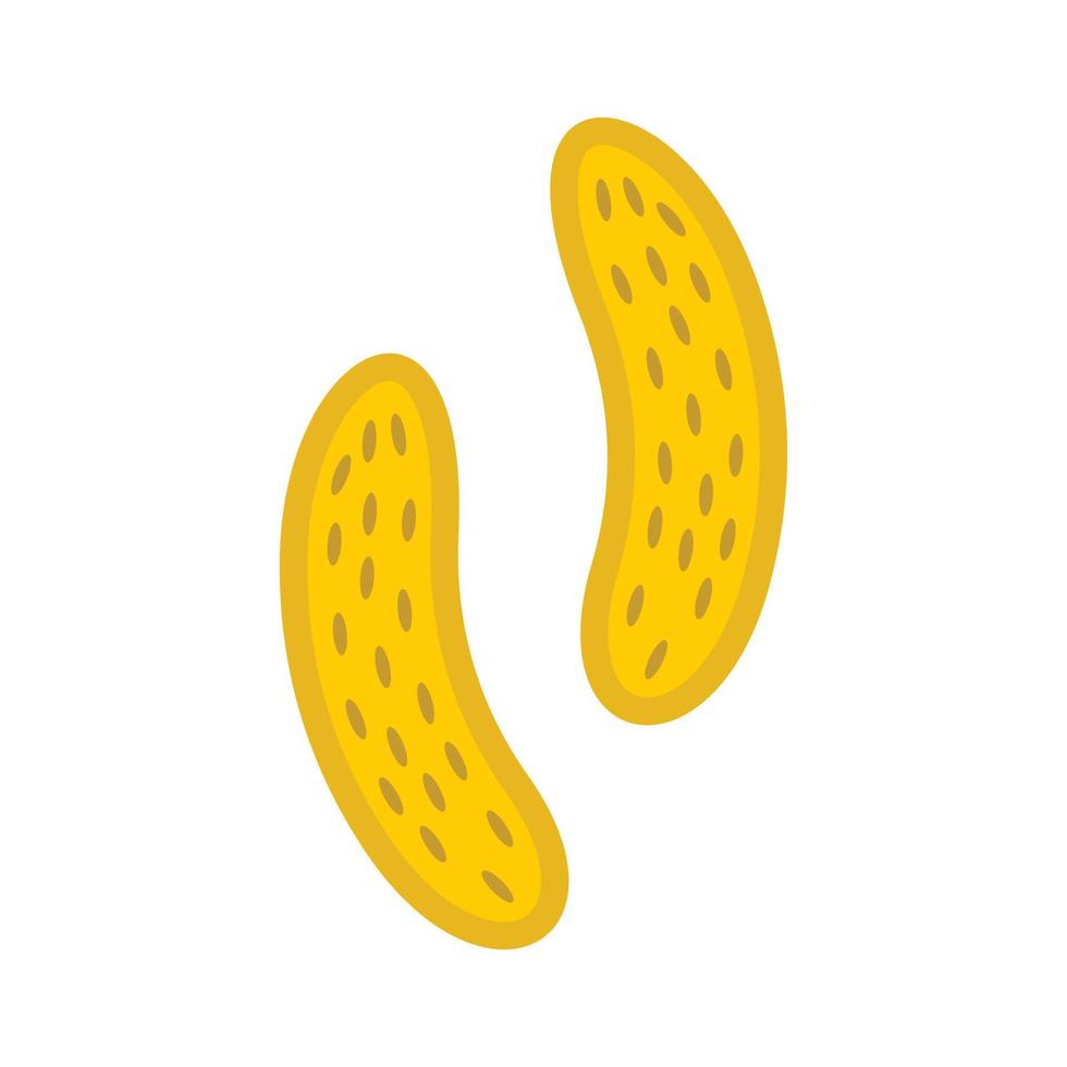 Epithelial cell icon, flat style vector