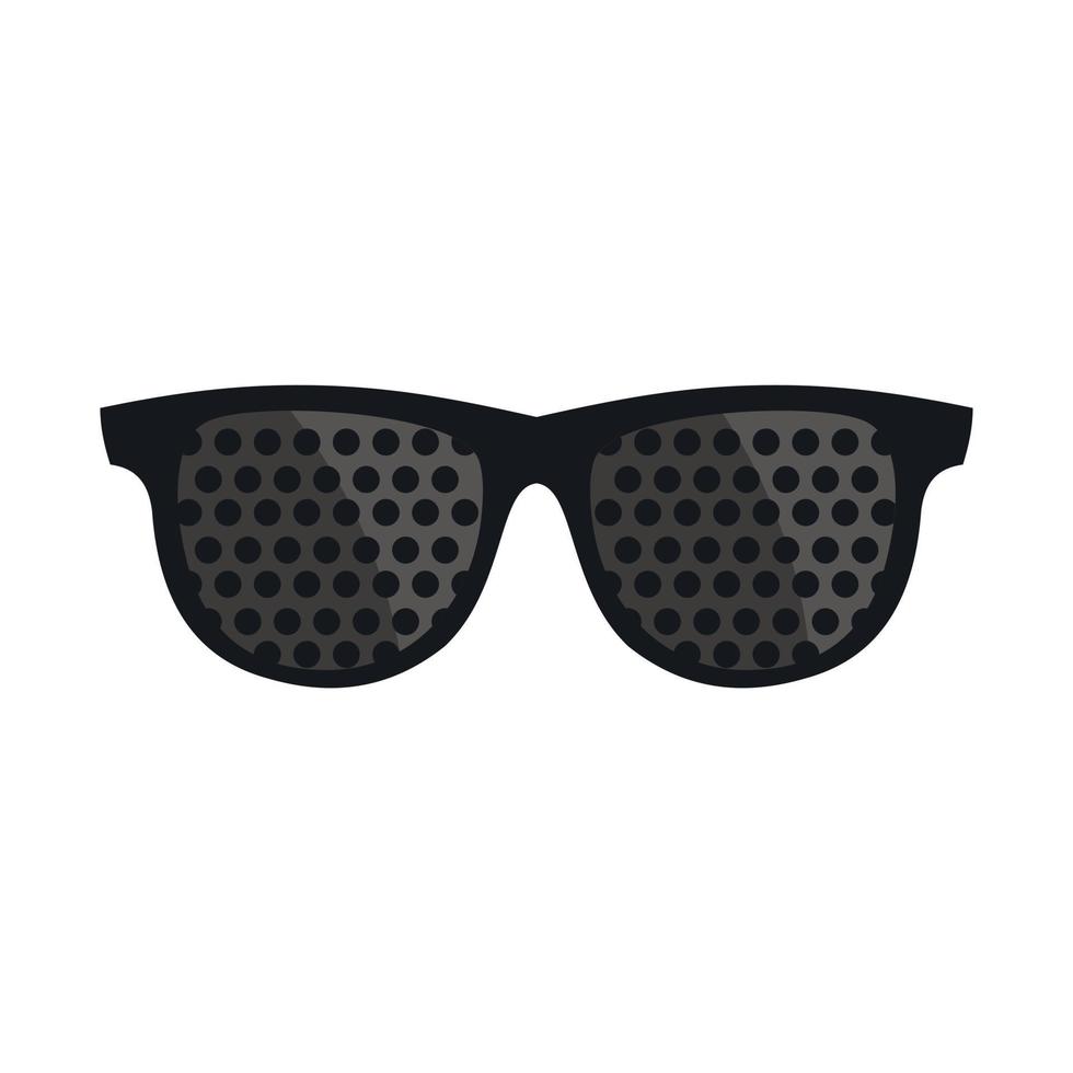 Bifocals icon, flat style vector