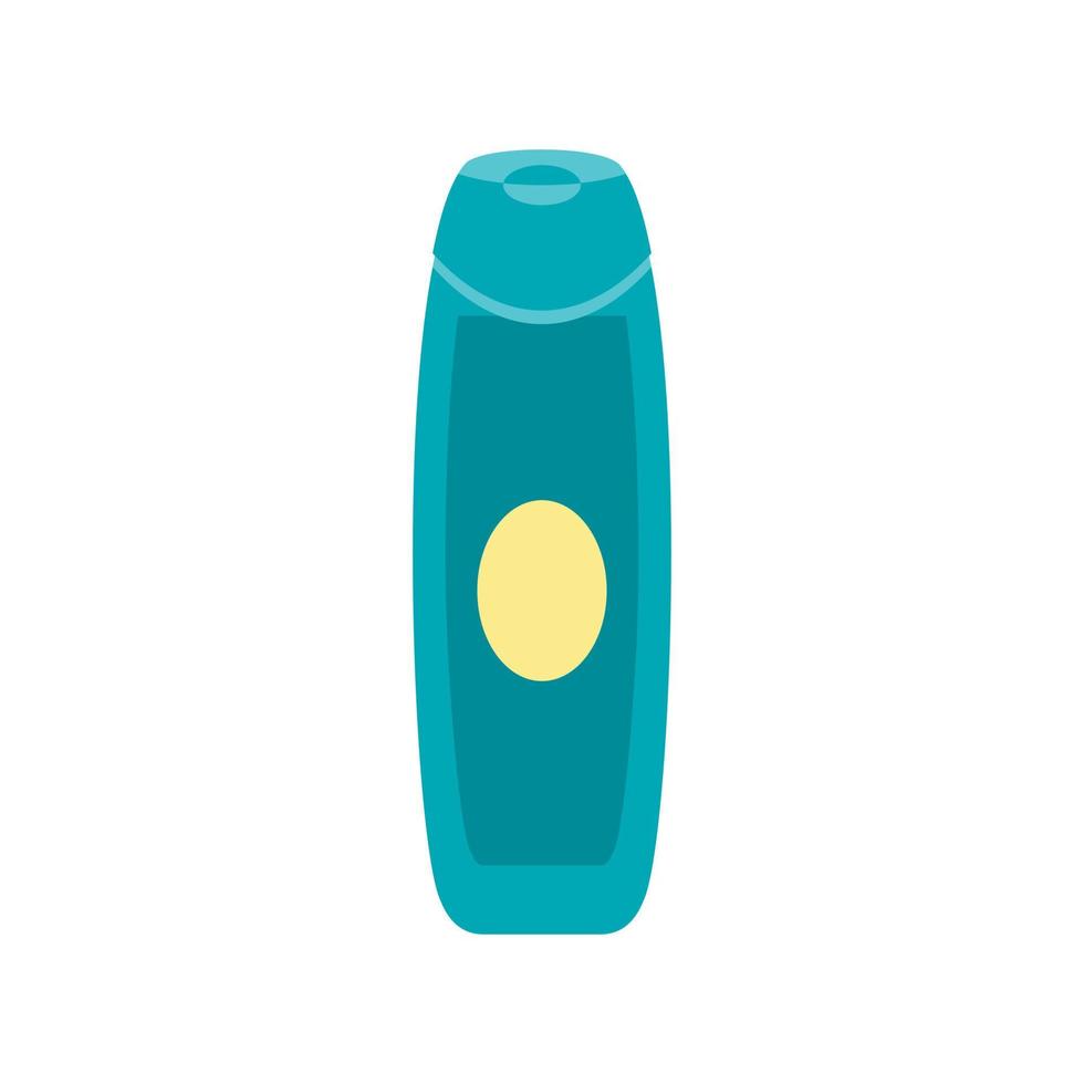 Shampoo bottle icon, flat style vector