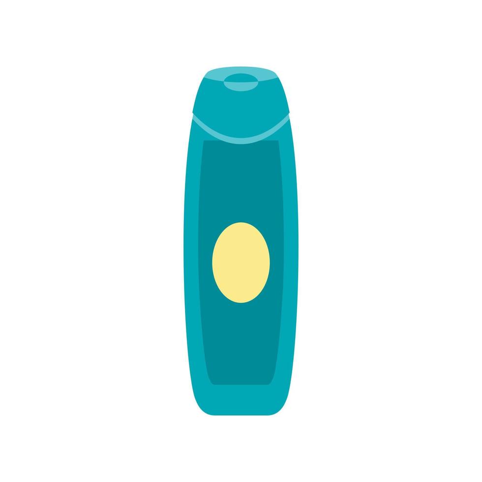 Shampoo bottle icon, flat style vector