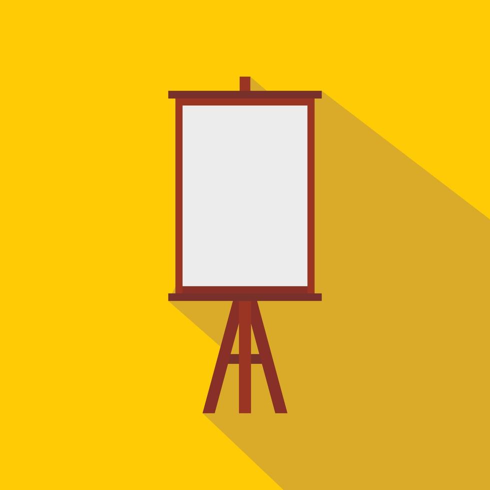 Easel icon, flat style vector