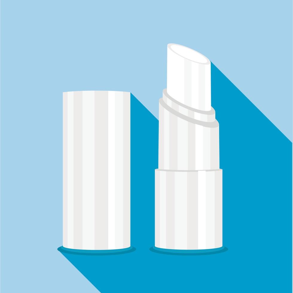 Chapstick icon, flat style vector