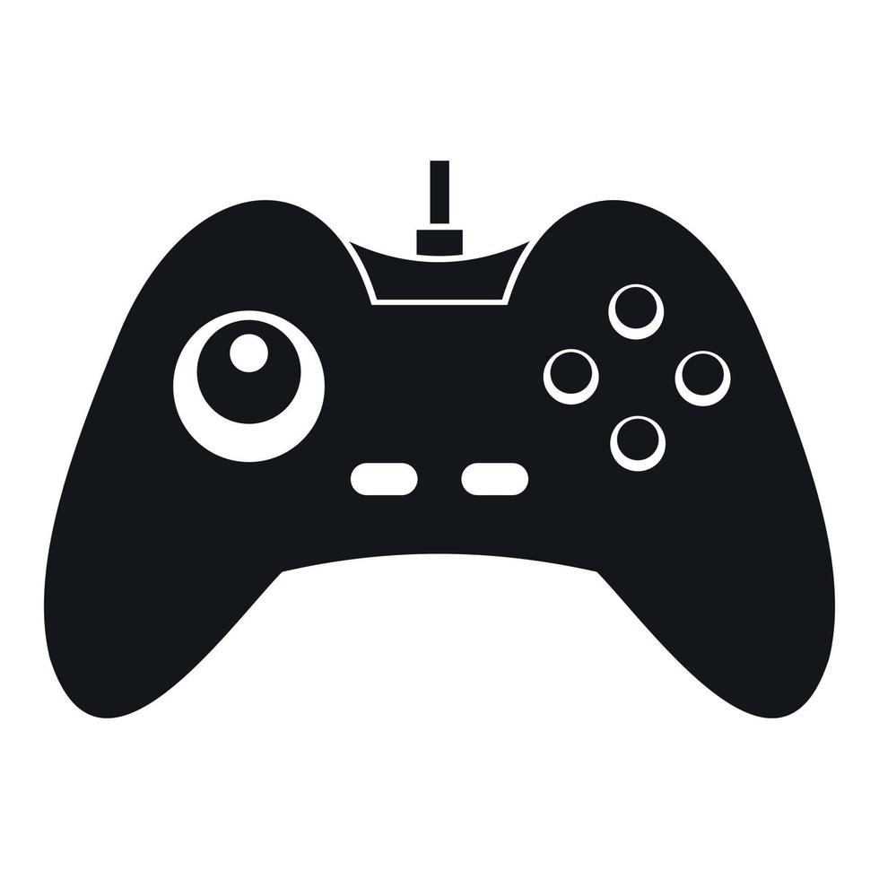 un icono de joystick, estilo simple vector