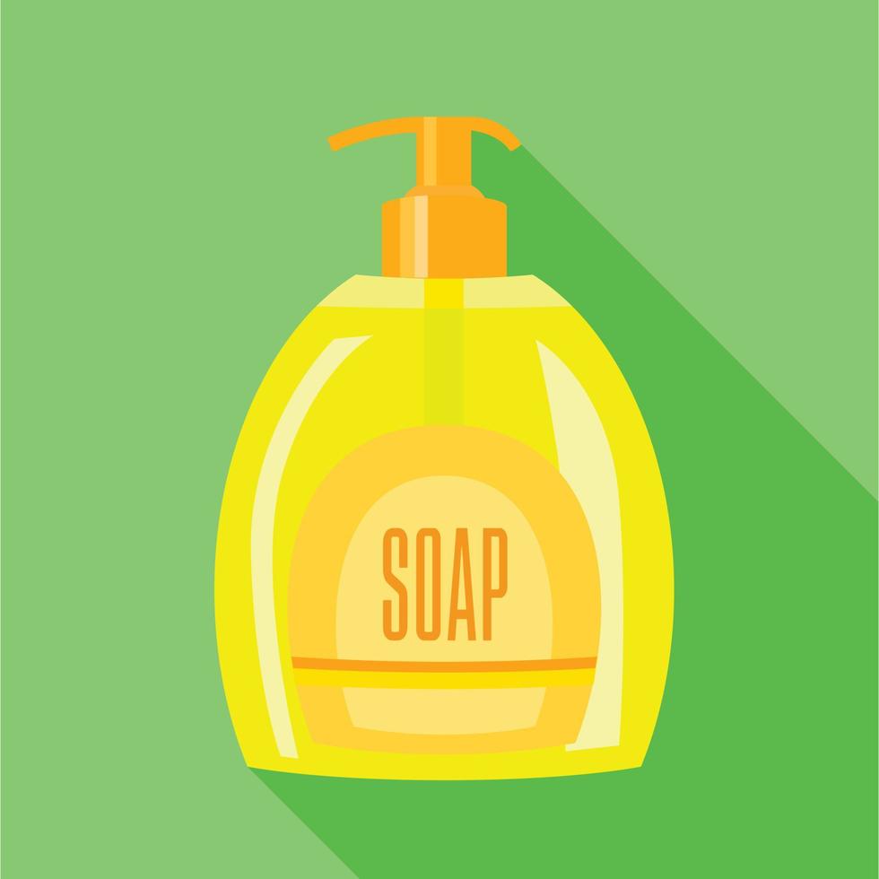 Soap icon, flat style vector