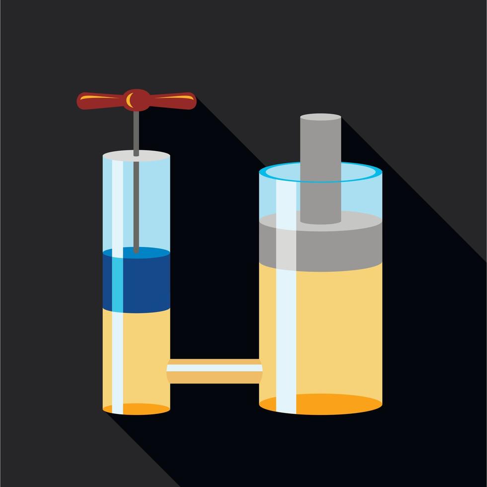 Experiment icon, flat style vector