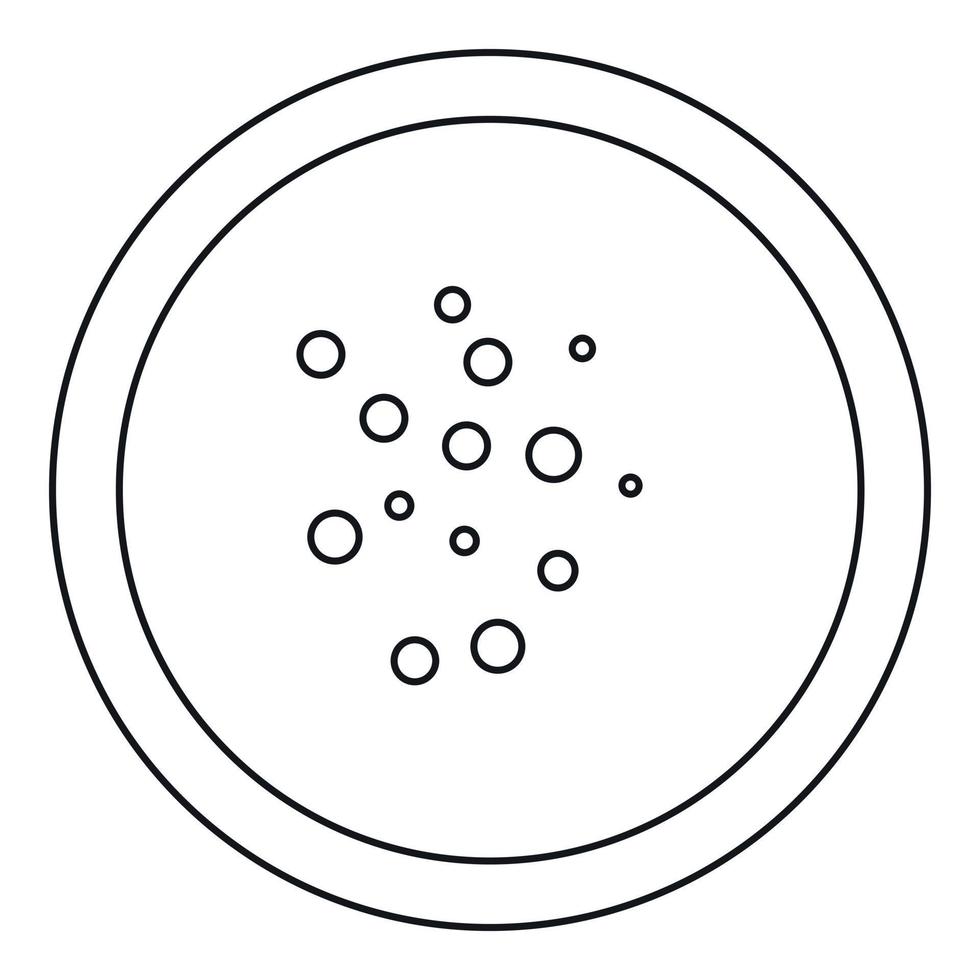 Hot sauce icon, outline style vector
