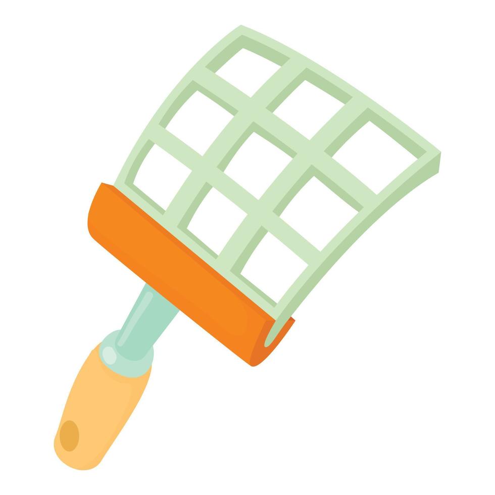 Swatter icon, cartoon style vector