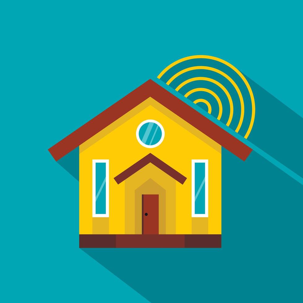 House icon, flat style vector