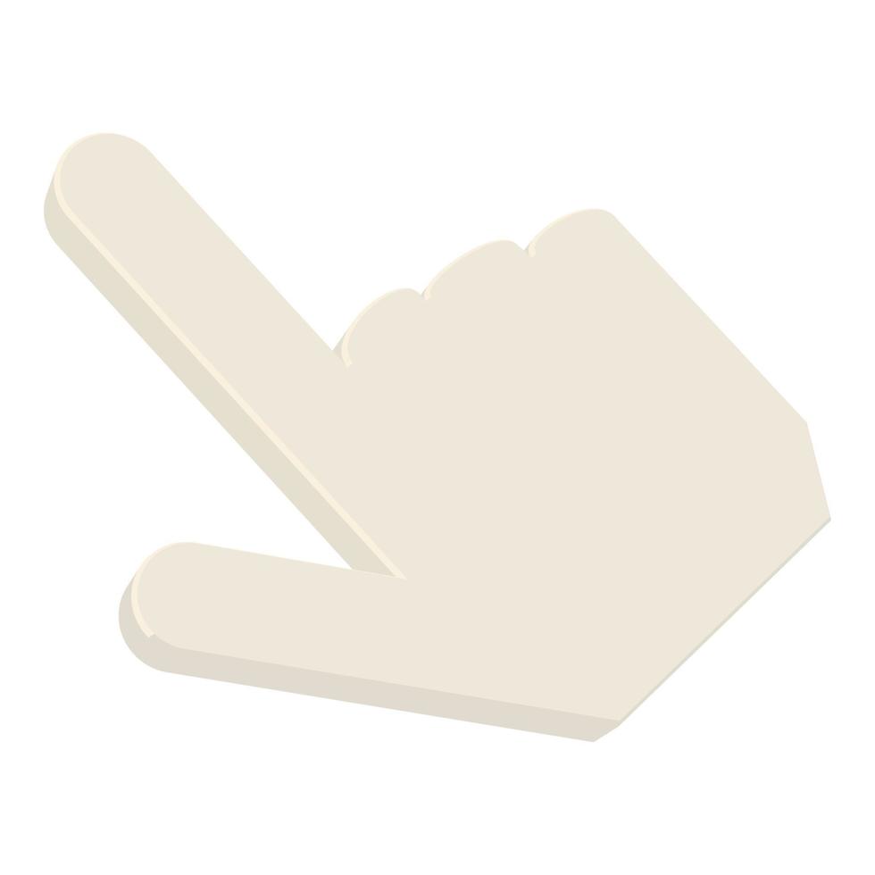 Cursor icon, cartoon style vector