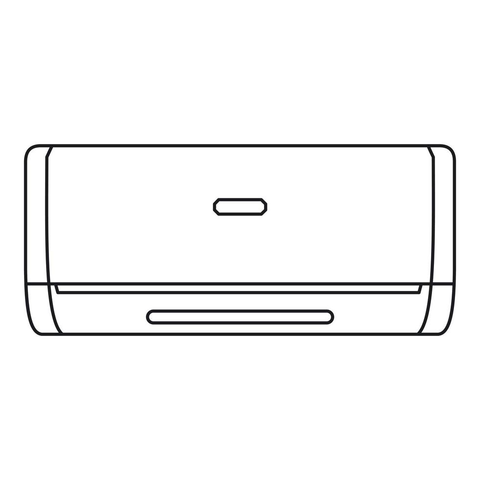 Air conditioner machine icon, outline style vector