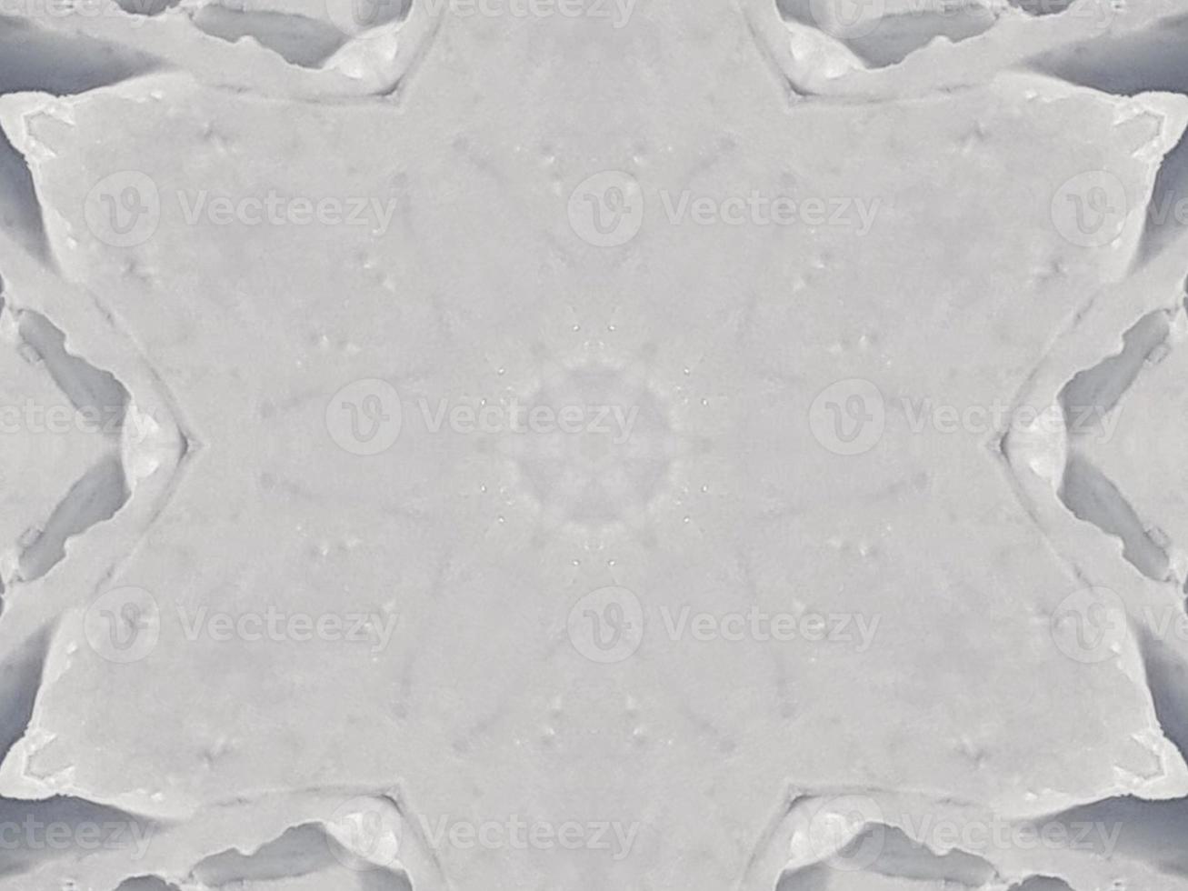 Ashy gray floral abstract background kaleidoscope plain unique and aesthetic pattern photo