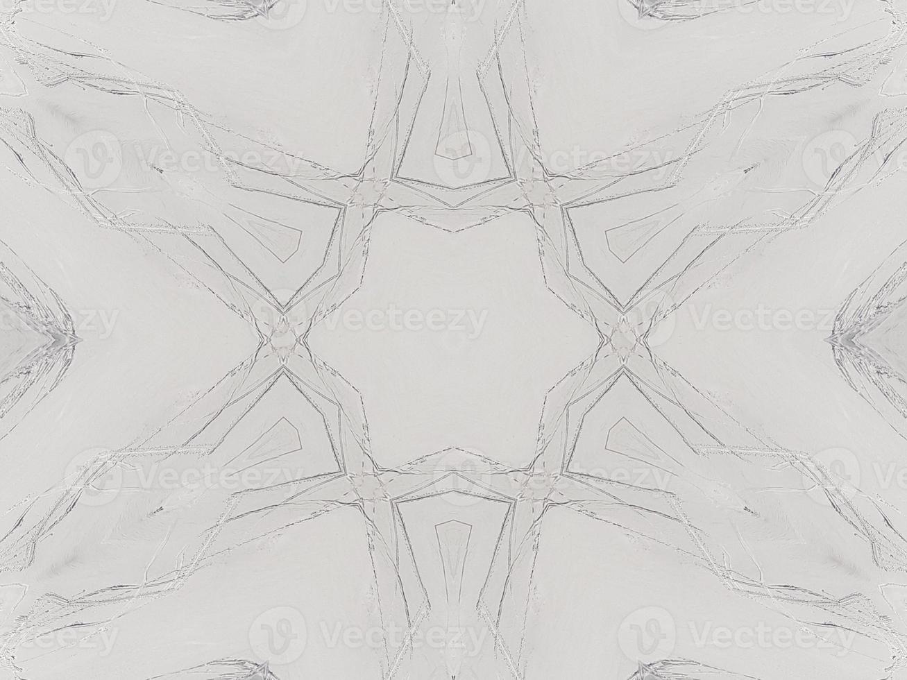 Ashy gray floral abstract background kaleidoscope plain unique and aesthetic pattern photo