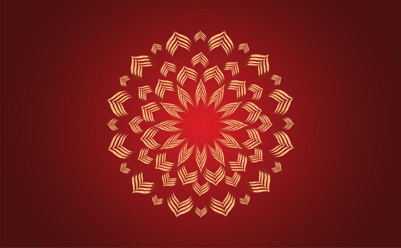 Abstract golden floral frame border dark blue banner design. Ornamental luxury golden frame decorative floral elements red backgrounds. photo