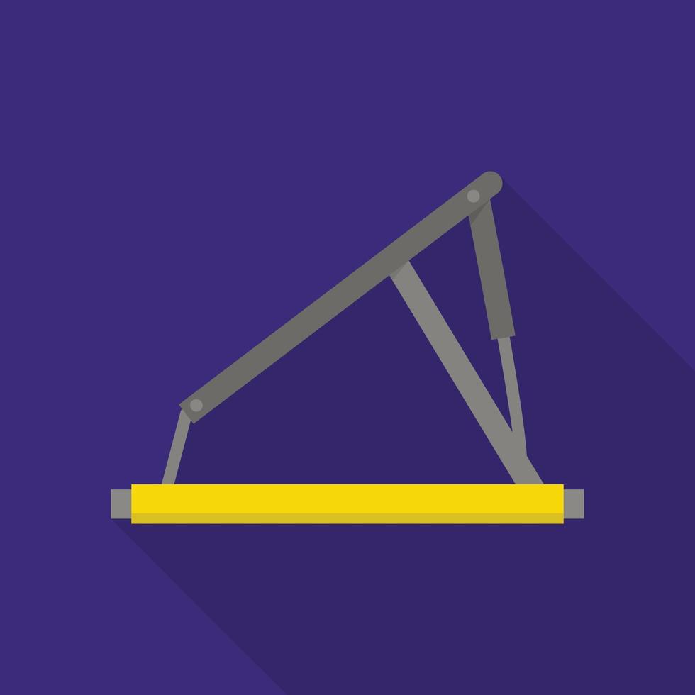 Hydraulic lift icon, flat style vector