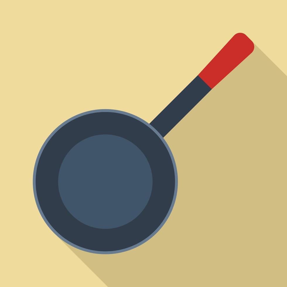 Pan icon, flat style vector