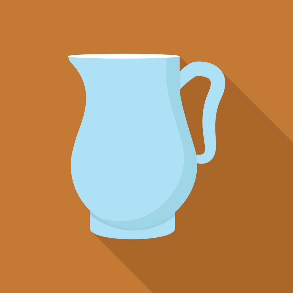 Jug icon, flat style vector
